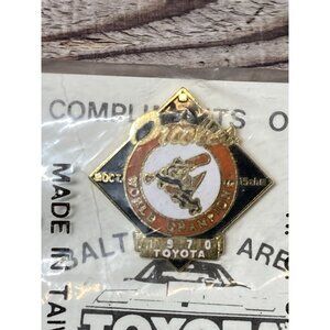 MLB Baltimore Orioles, Toyota SGA Lapel Hat Pin Commemorating 1970 World Series